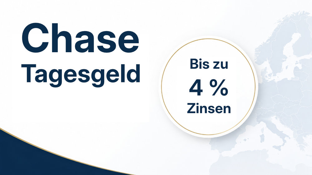 Chase bietet 4% Zinsne p. a. für 4 Monate